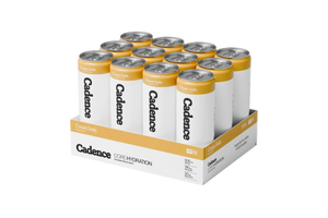 Cadence Core Hydration Cream Soda case of 12, 355ml cans with 500mg sodium, 190mg potassium and 30mg magnesium per can