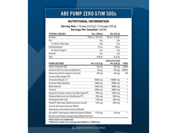 Applied Nutrition ABE Pump