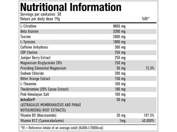 Per4m Pre Workout