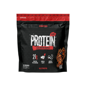 Conteh Sports Protein Elite protein complex in Salted Caramel, 66 servings 2kg pouch with 21g protein per serving
