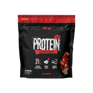 Conteh Sports Protein Elite protein complex in Strawberry Cheesecake, 66 servings 2kg pouch with 21g protein per serving