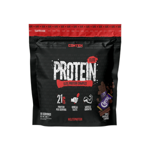 Conteh Sports Protein Elite protein complex in Triple Chocolate, 66 servings 2kg pouch with 21g protein per serving