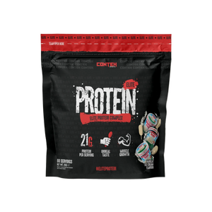 Conteh Sports Protein Elite protein complex in Vanilla Ice Cream, 66 servings 2kg pouch with 21g protein per serving