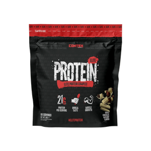 Conteh Sports Protein Elite protein complex in White Chocolate Hazelnut, 66 servings 2kg pouch with 21g protein per serving
