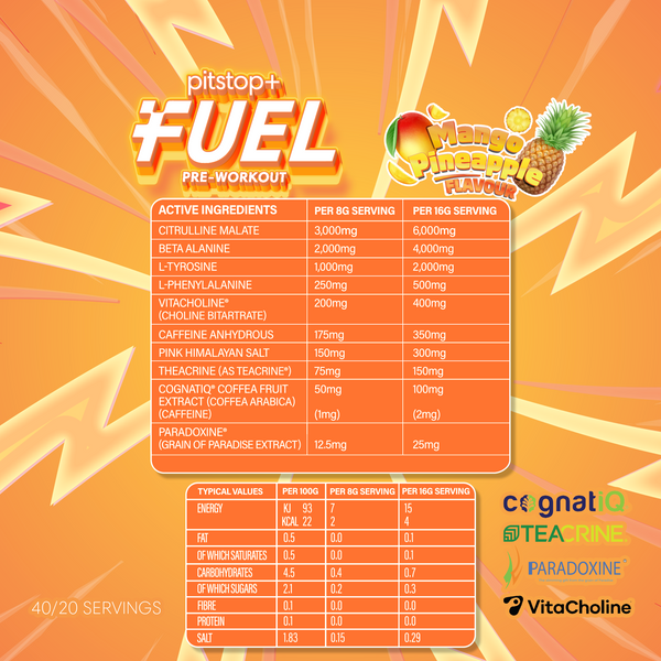 Pitstop+ Fuel (stim pre workout)