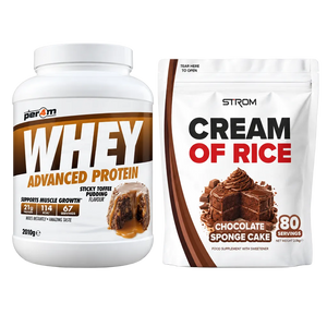 Per4m Whey 2kg and Strom Cream of Rice bundle