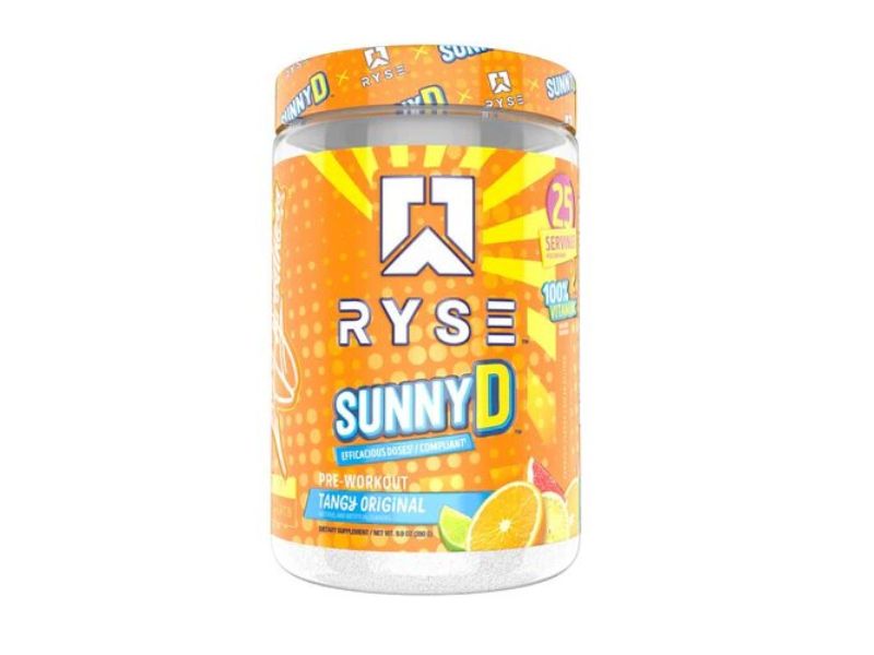 Ryse SunnyD PreWorkout Pitstop Nutrition